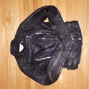BCBGeneration leather jacket sz xz